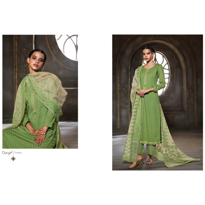 Ganga New Caleo Premium Printed Dress Materials